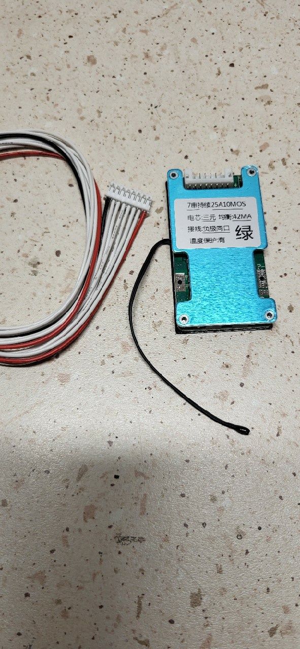 BMS zabezpieczenie baterii 7s 25A li-ion 24v 18650