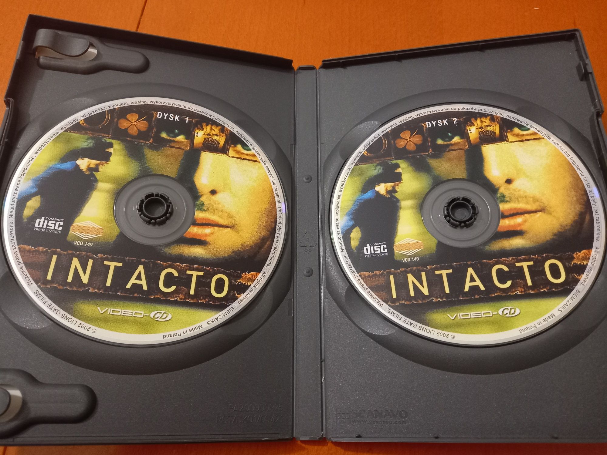 Film Intacto VCD