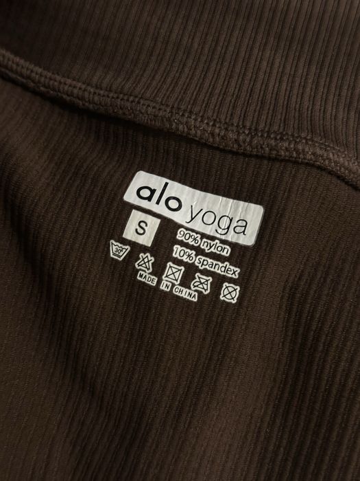 Боді жіноче, боді ALO yoga, коричневий боді, лонгслів