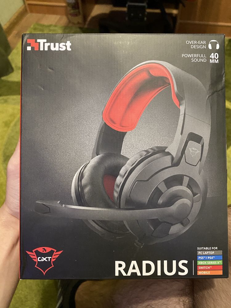 Наушники Trust GXT 411 Radius Black