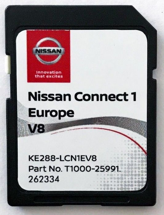 Карты навигация Украина Nissan Connect 1 LCN1 Nissan Connect 3 LCN2 V7