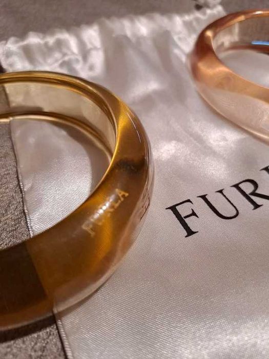 Pulseiras Furla Bege e Rosa