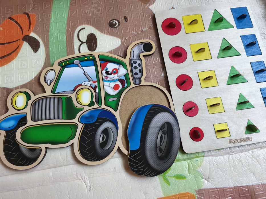 Дерев'яні пазли вкладки ubbees