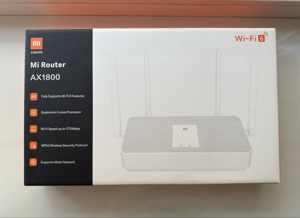 Wi fi 6 router xiaomi ax18000/ax5