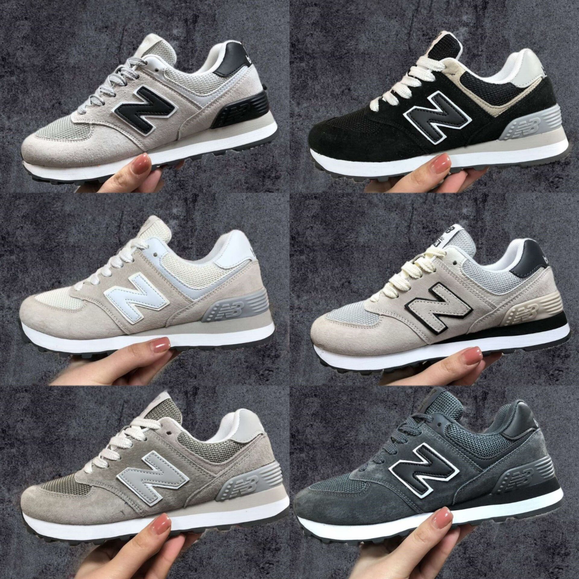 Жіночі кросівки new balance 574 білі сірі чорні бежеві