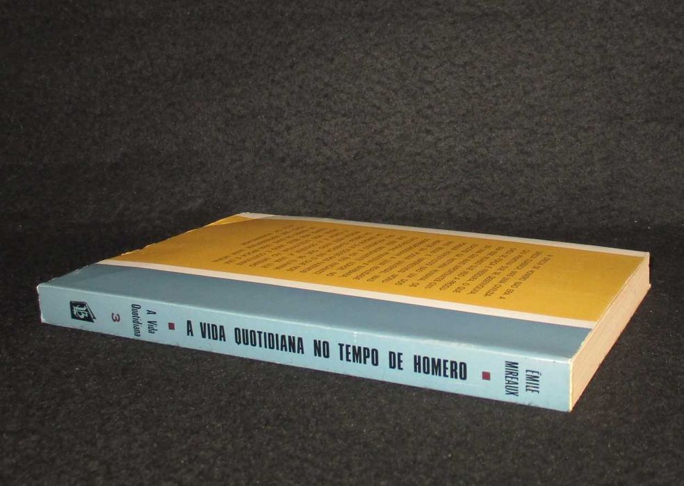 Livro A Vida Quotidiana no Tempo de Homero Émile Milreaux