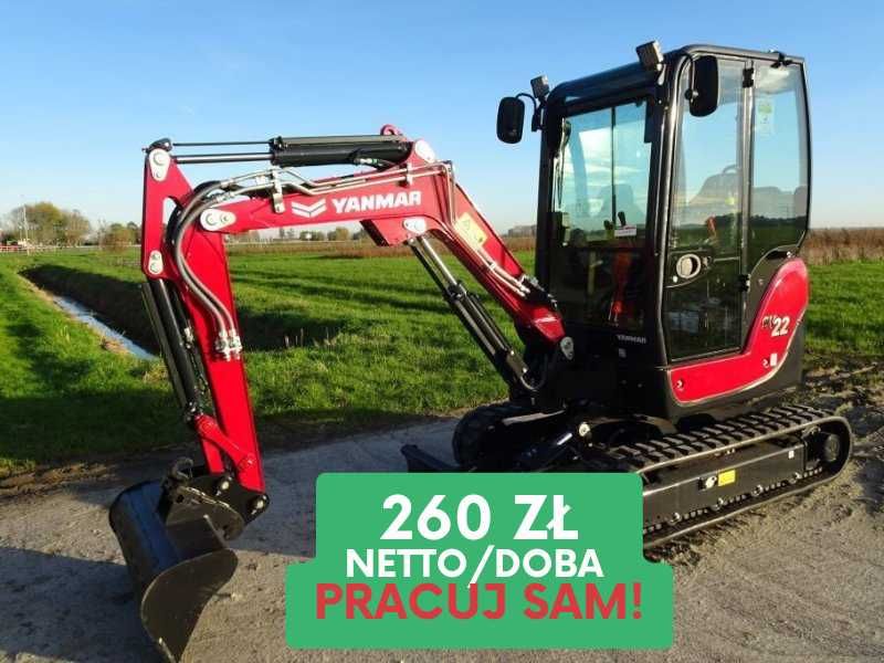 mini koparka na wynajem SAM KOP koparka do wynajęcia minikoparka JCB