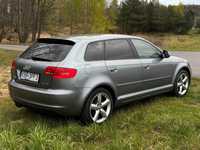 Audi A3 8P S-tronic, automat, lift, S-line, stan bardzo dobry.