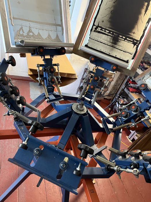 Станок для шовкографії, шовкотрафаретний станок