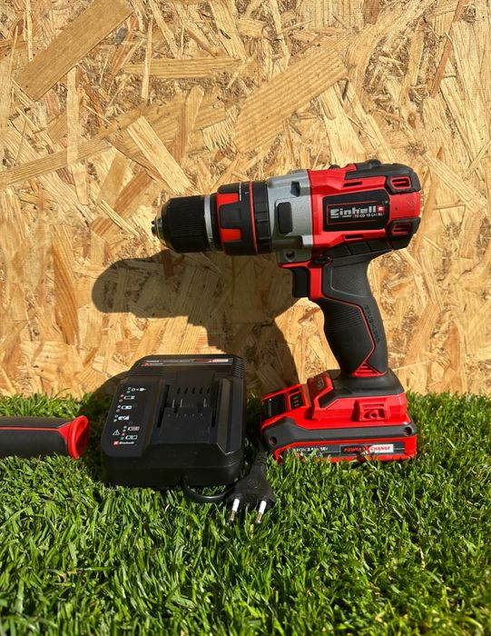 Ударний безщітковий шуруповерт Einhell TP-CD 18/50 LI повний комплект