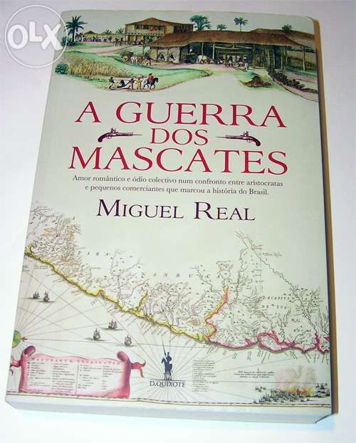 Livro A Guerra dos Mascates de Miguel Real (NOVO)