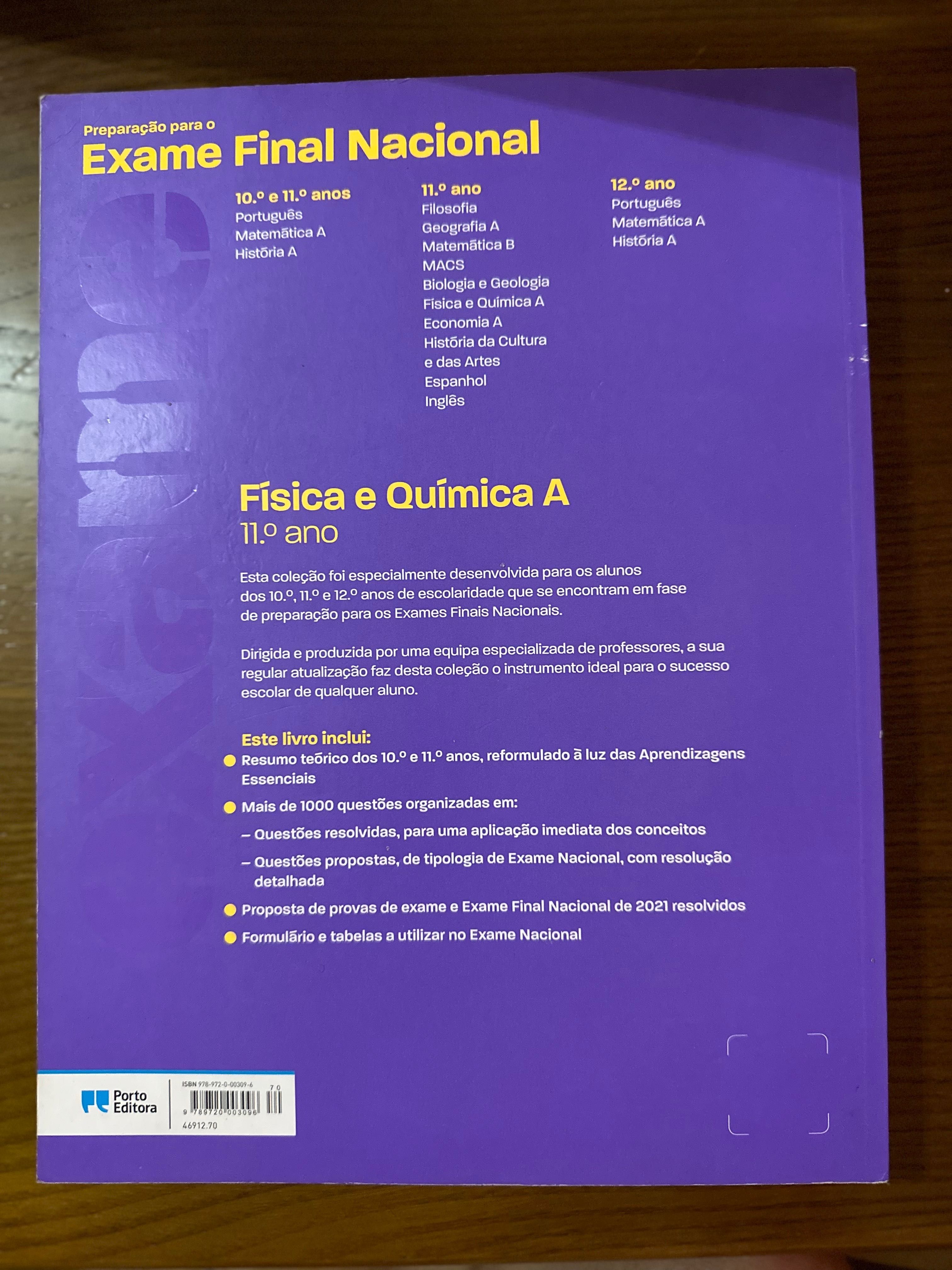 Livro Preparação Exame Física e Química A