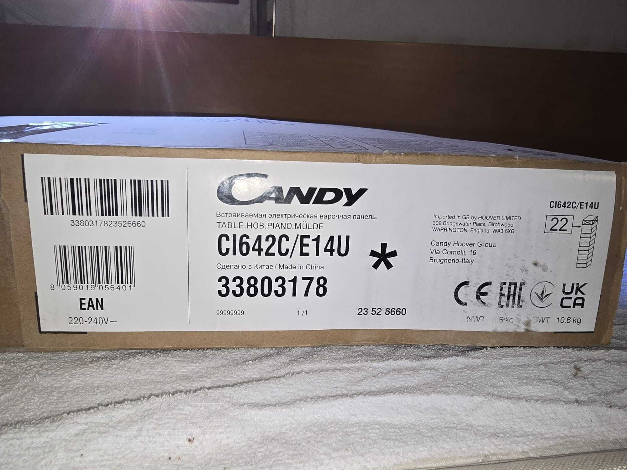Placa de Indução Candy Idea CI642C/E1 Função Booster com 4 Zonas