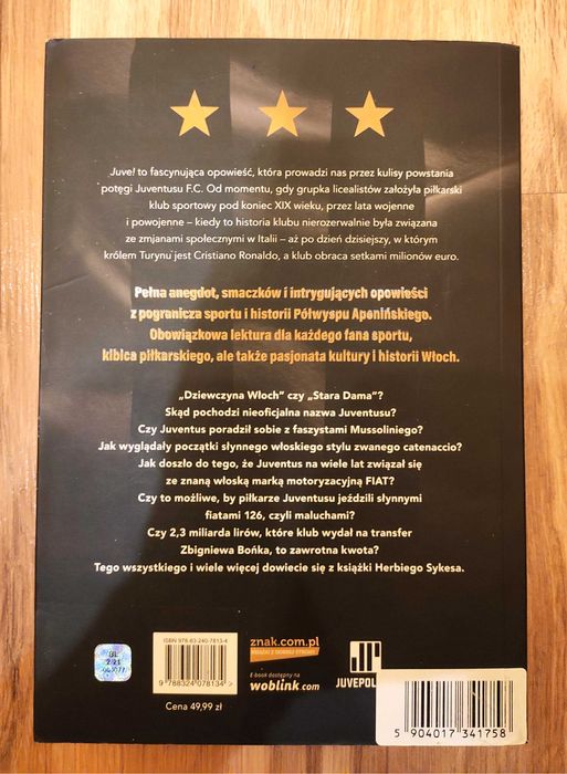 Juve! Historia potęgi Herbie Sykes Juventus