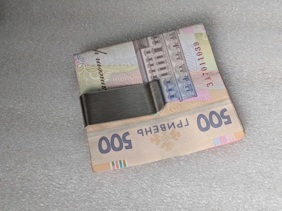 зтискач для грошей зажим для денег нерж