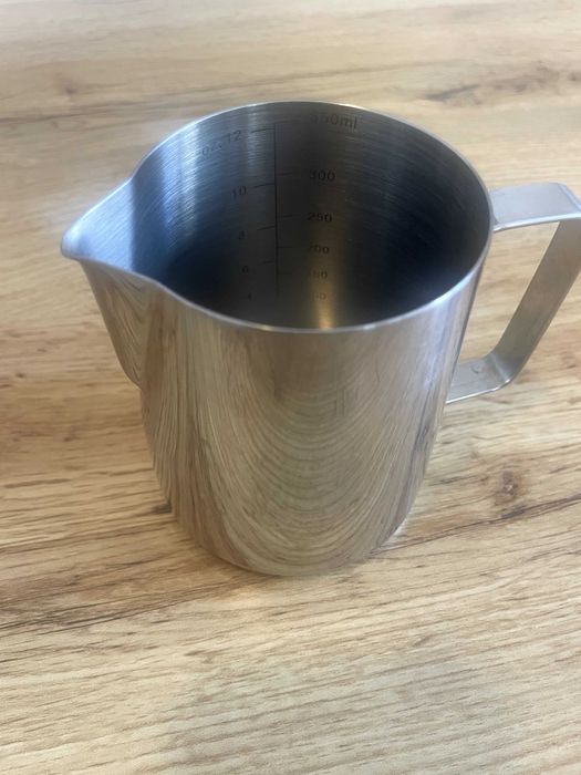 Leiteira / Jarro para Leite em Aço Inoxidável (350 ml)