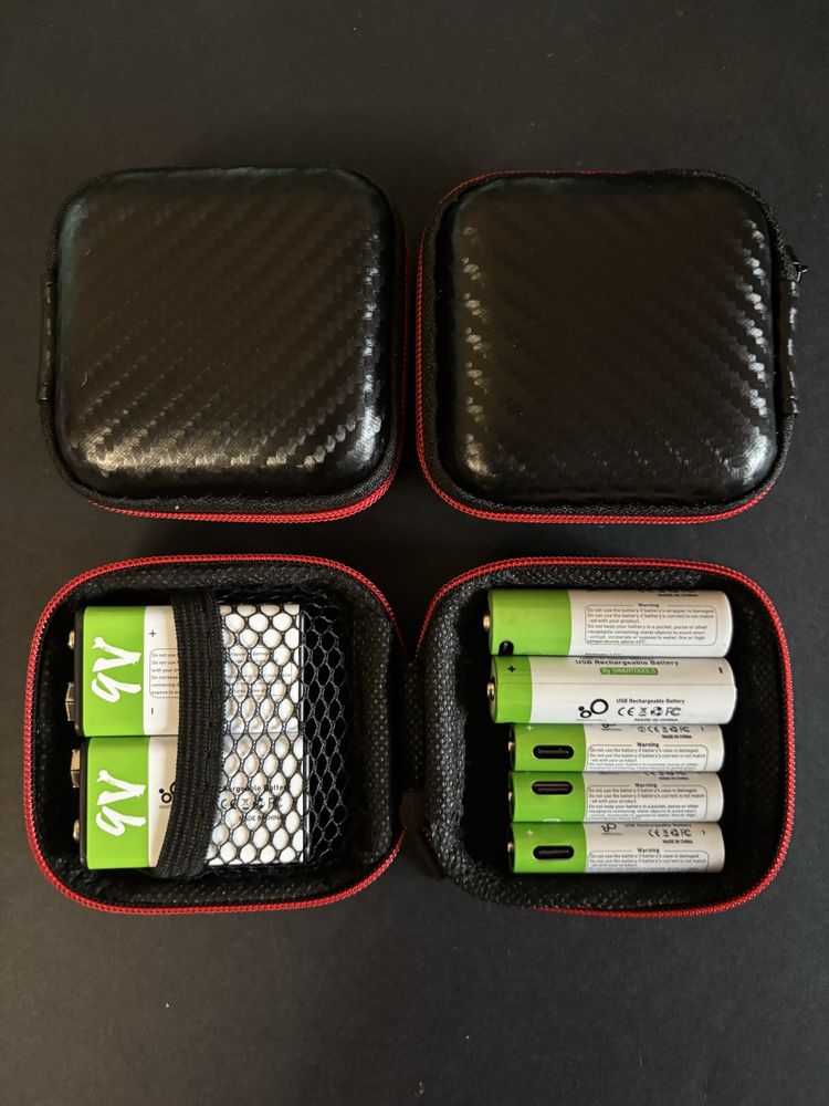 Акумулятори Smartools  тип D Cr123A Cr123 16340 крона 9v AA AAA 18650