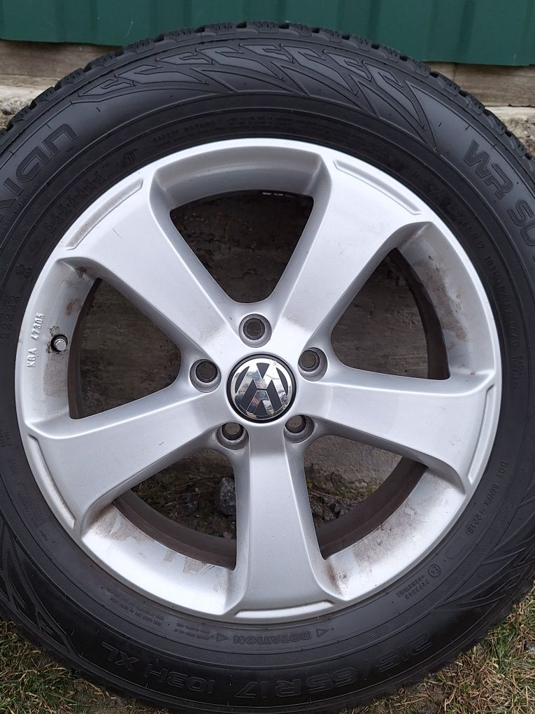 Комплект коліс R17 VW Tiguan Passat B8 Alltrack Skoda Kodiaq
