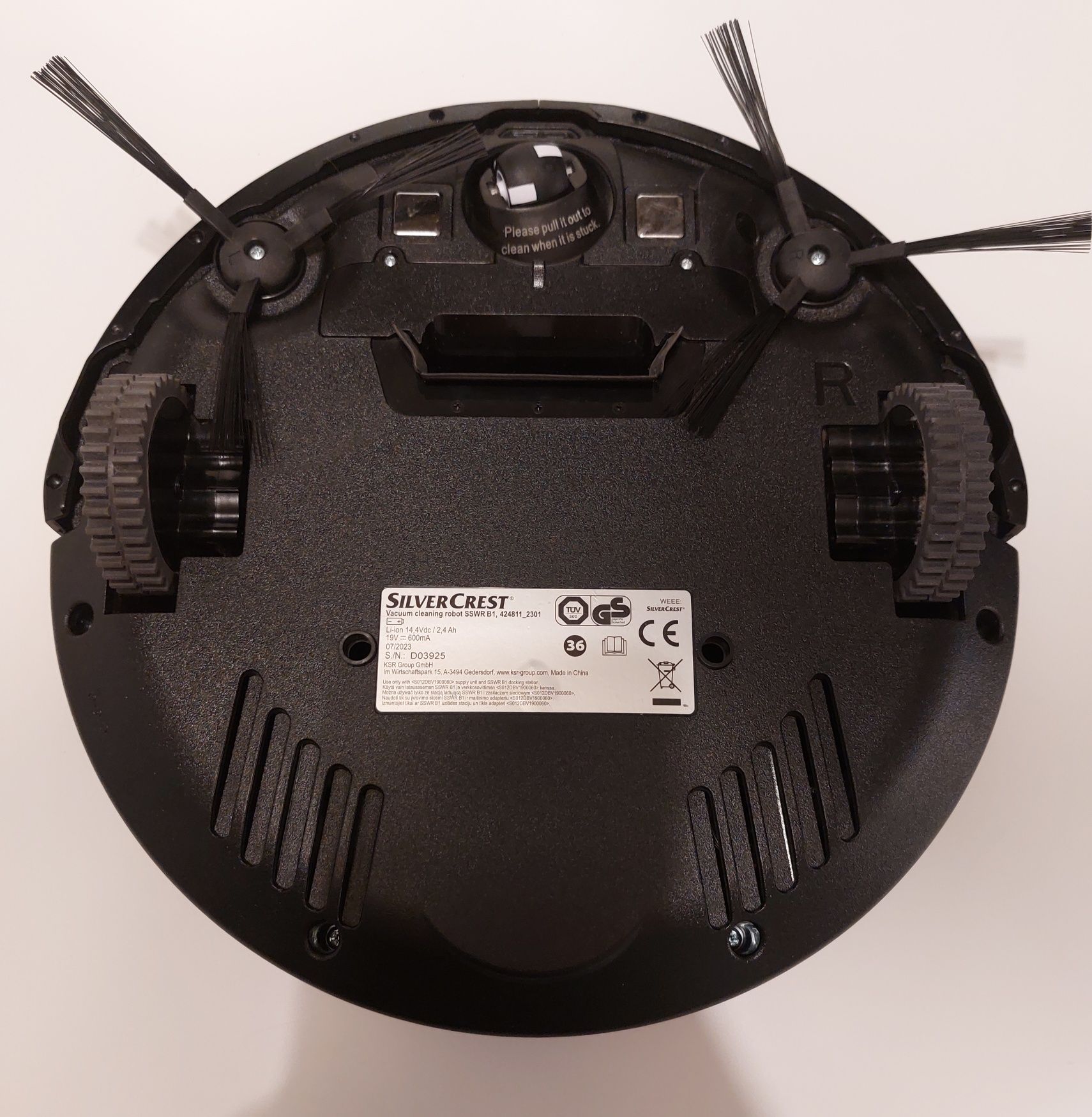 Robot SilverCrest SSWR B1 z funkcja mycia podlog