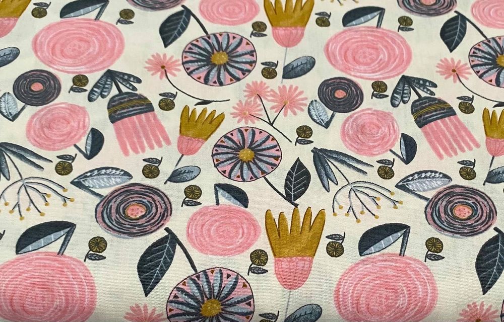 Tecidos a metro marcas Domotex, Poppy e Fabricart