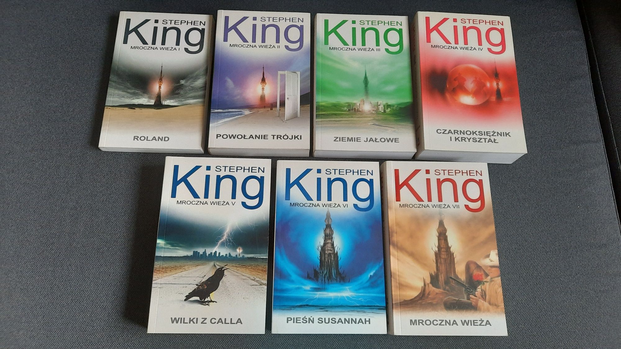 Stephen King Mroczna Wieża Kolekcja Tomy 1-7