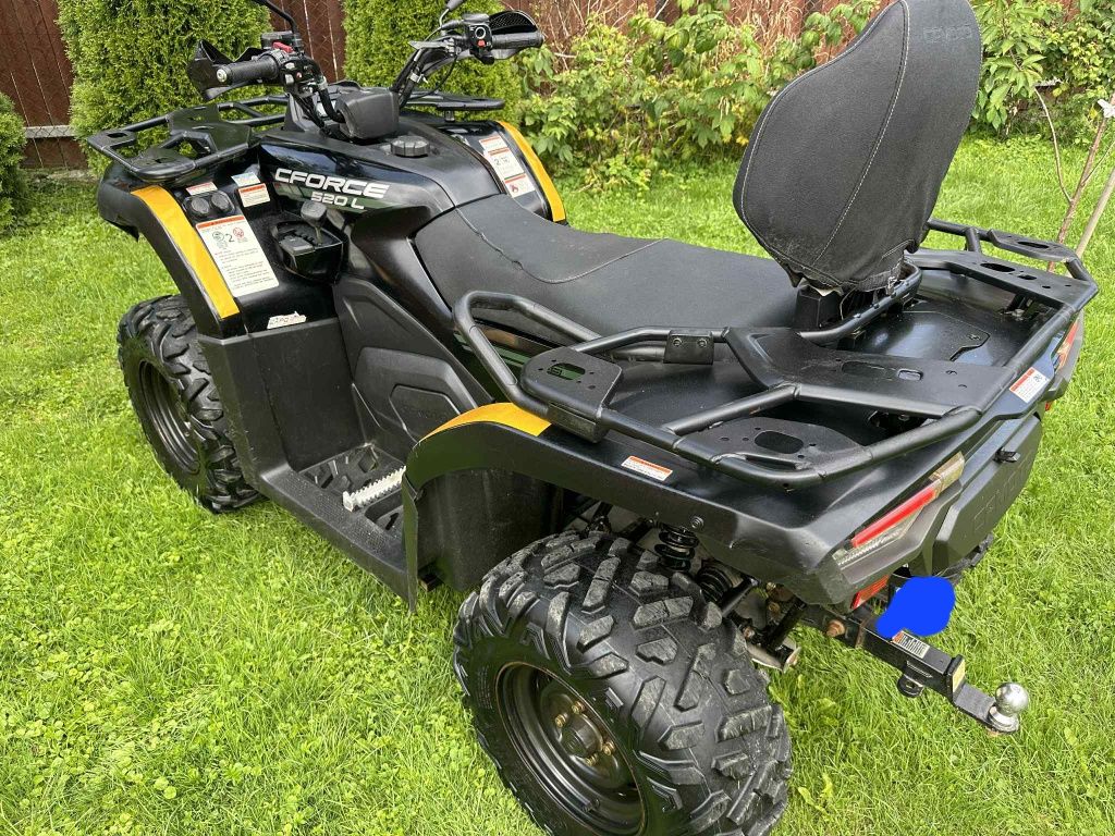 Cf moto 520 long zarejestrowany 2 osoby hak 2024r