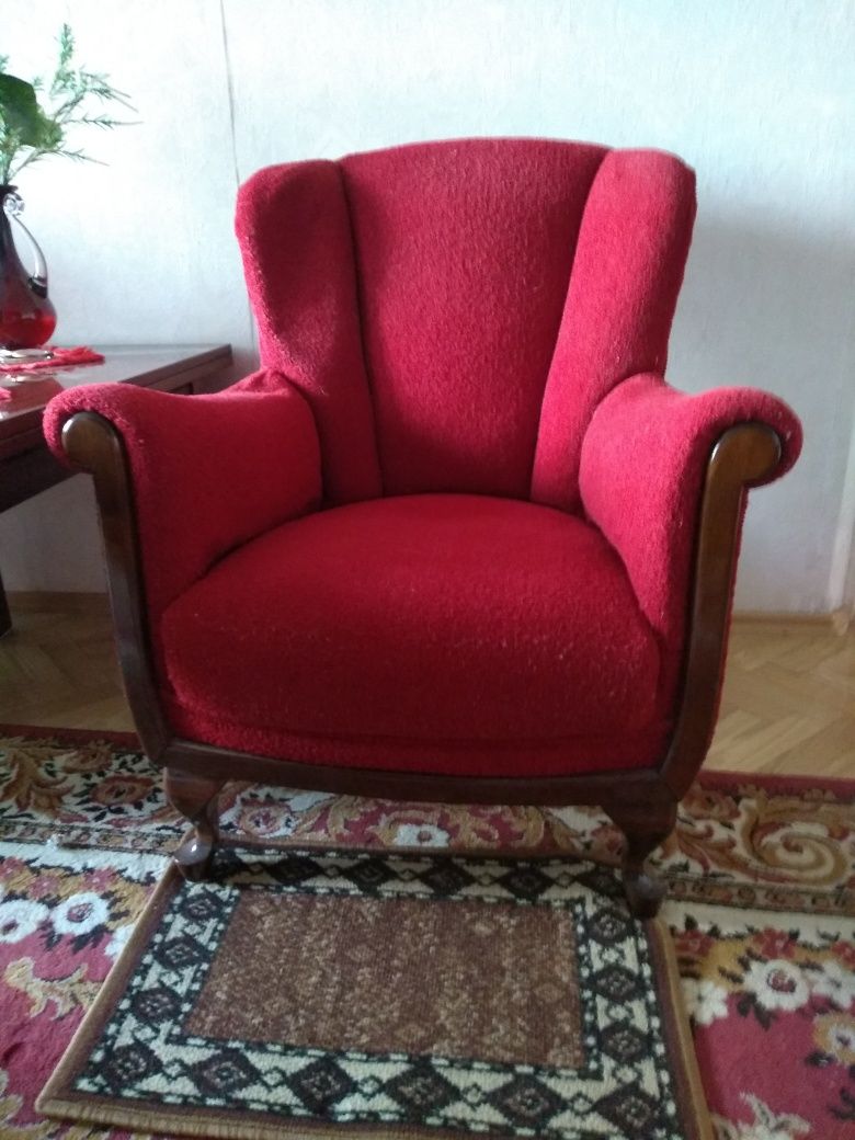 Stylowe meble ! Fotele , pufy , sofa - komplet.