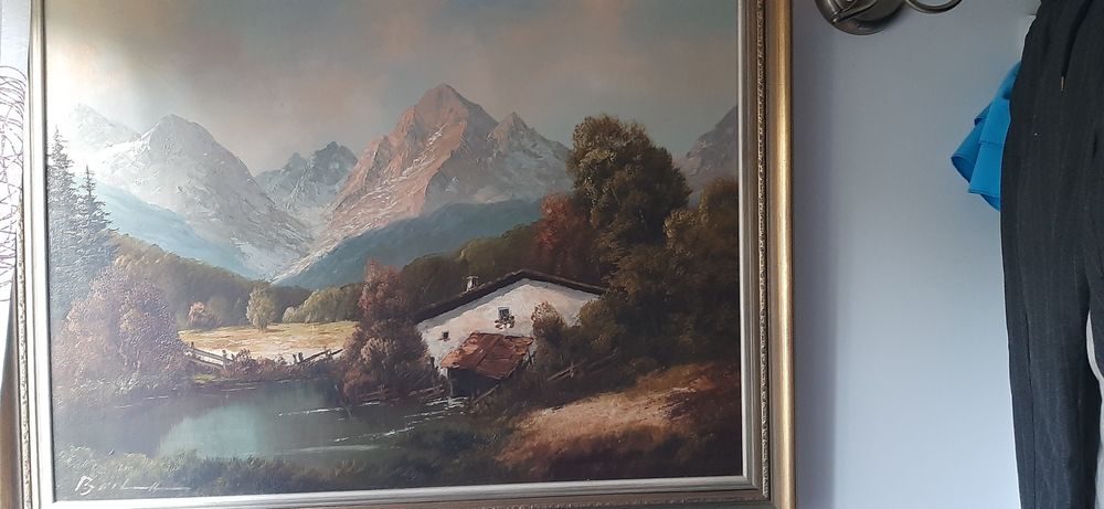 Obraz stary w ramię PIĘKNY