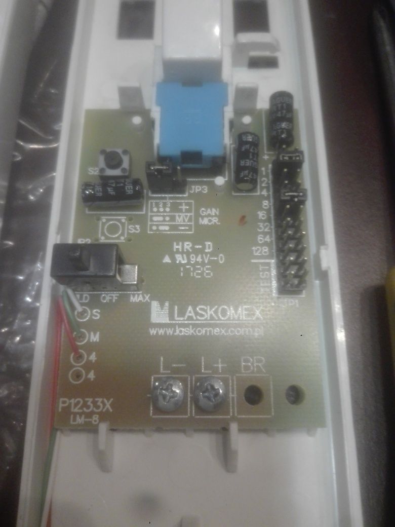 Domofon słuchawka Laskomex LM-8/W-6  Unifon cyfrowy, komplet.