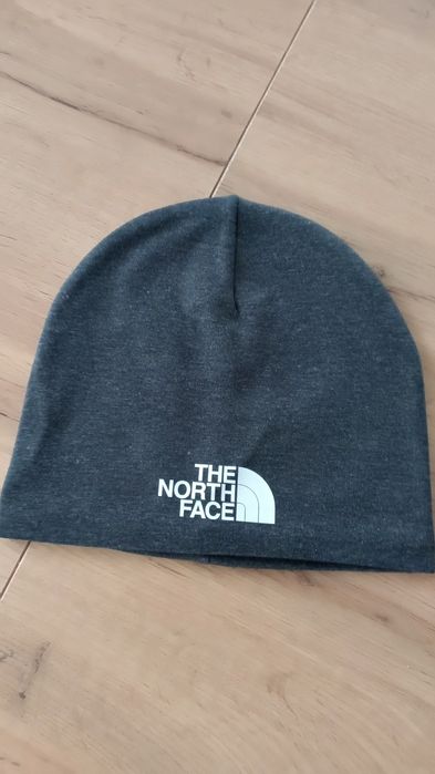 Czapka zimowa męska z polarem w środku kolor grafitowy nowa