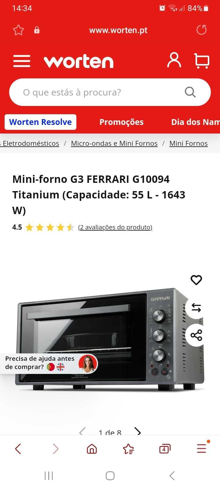 Mini Forno portátil