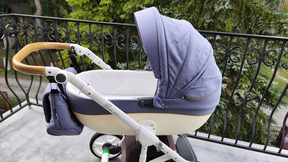 Wózek 3w1 Roan Bass Soft  z pełnym wyposażeniem + baza ISOFIX