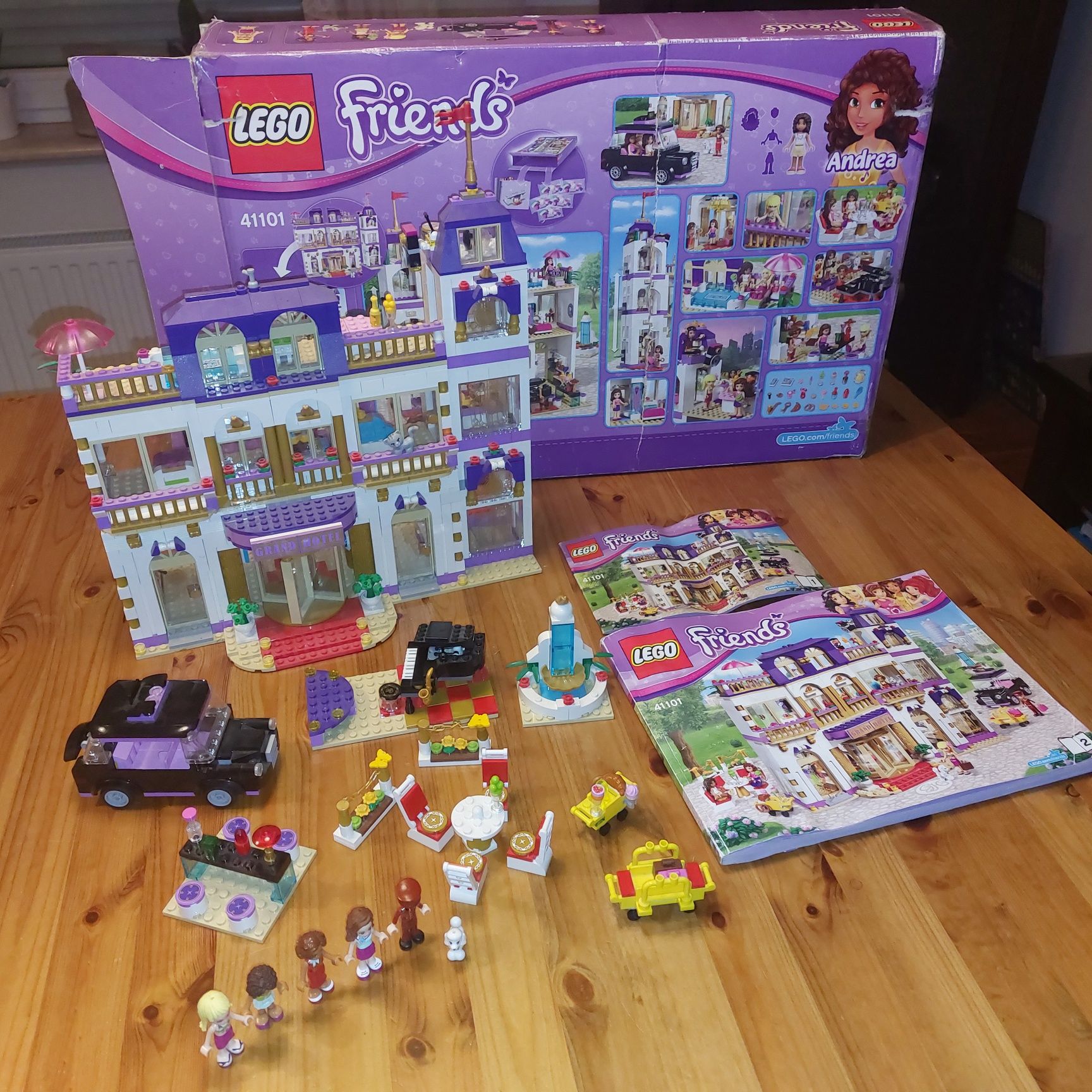 Lego Friends 41101 Grand Hotel + pudełko + instrukcja - kompletne