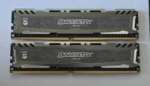 Pamięć RAM Crucial Ballistix Sport LT 16GB (2x8) DDR4, 3200MHz, CL16