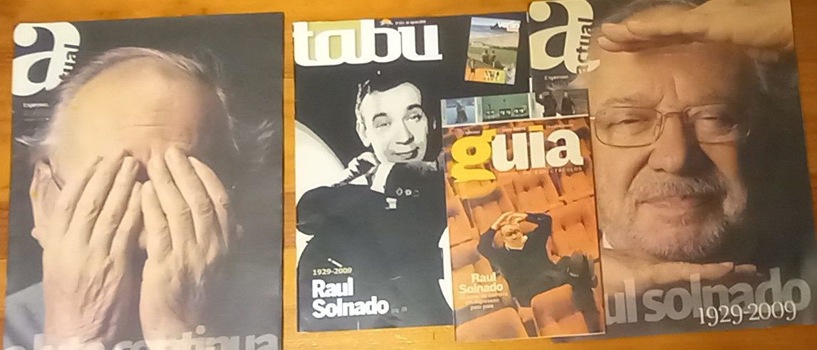 Raul Solnado 1929 a 2009 em quatro revistas
