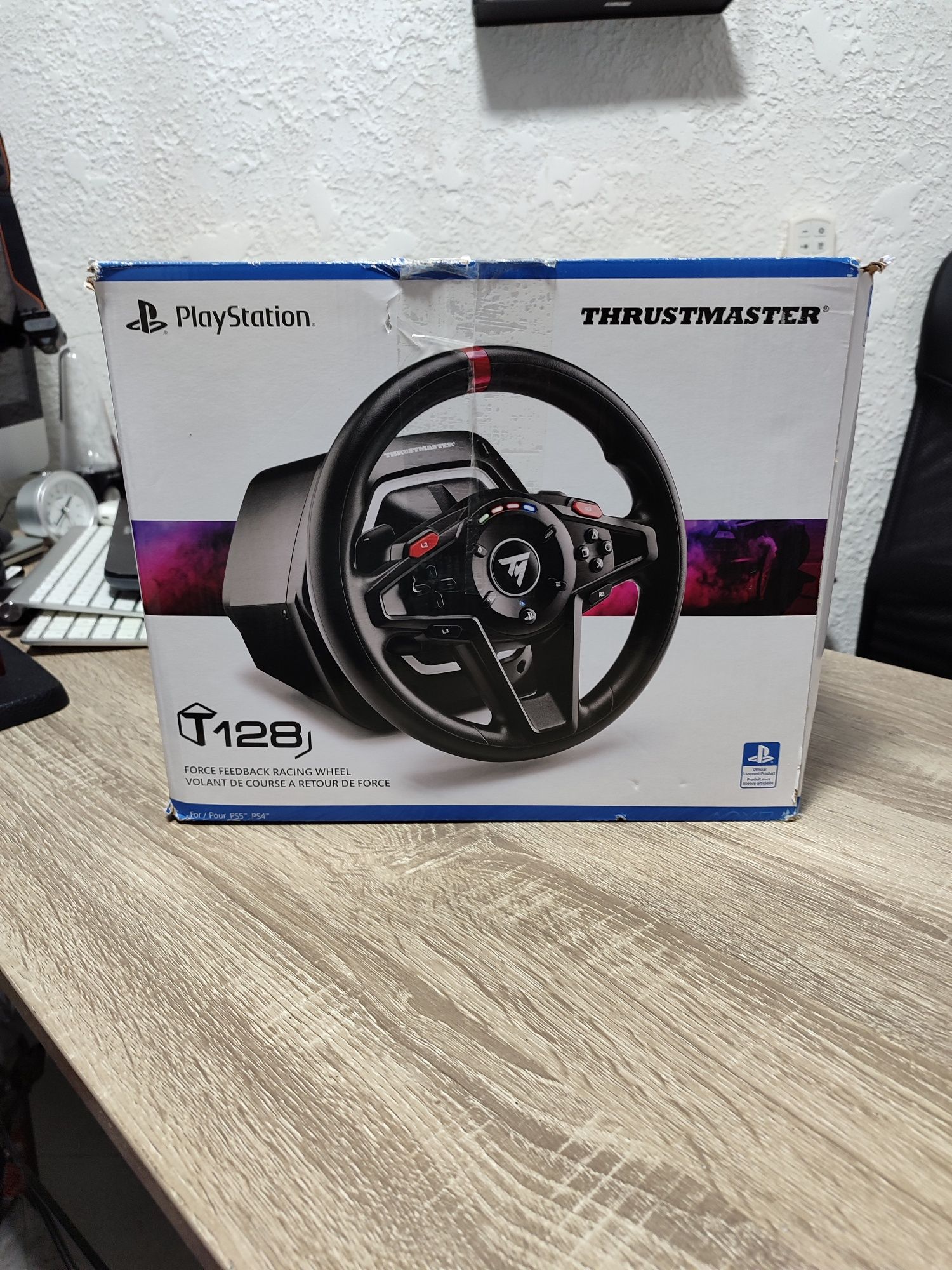 Проводной руль Thrustmaster T128 к PC/PS5/PS4/PS3