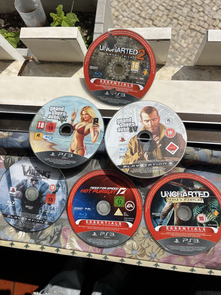 PS3+2 Comandos+Jogos