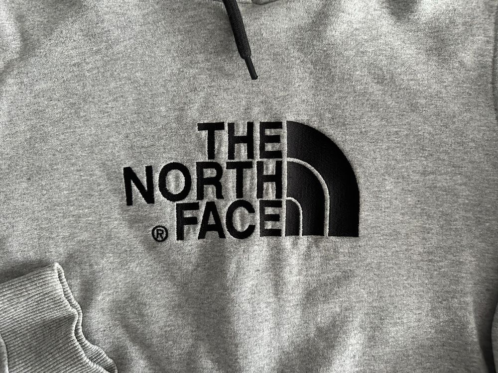 Худі тепле The north face сіре