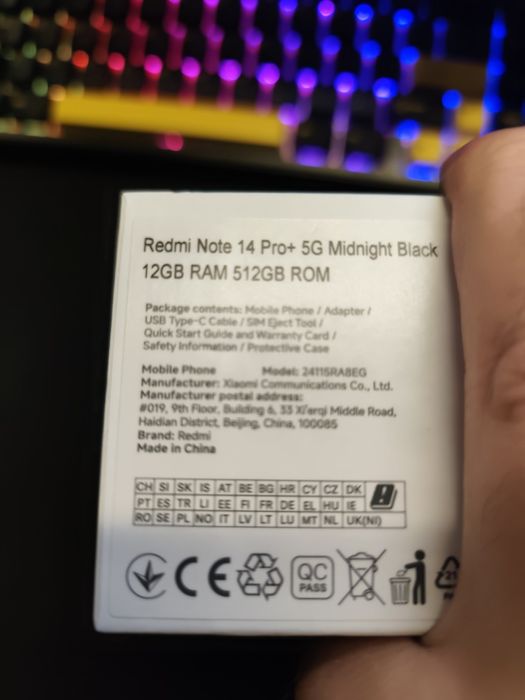 Redmi note 14 pro+ 5g