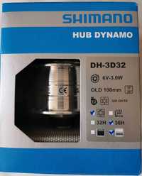 SHIMANO DH-3D32 NEXUS Piasta z Dynamem 36H Disc