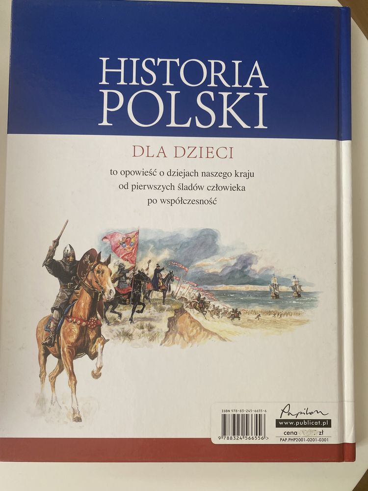 Książka historia Polski dla dzieci Skurzyński Szyszko