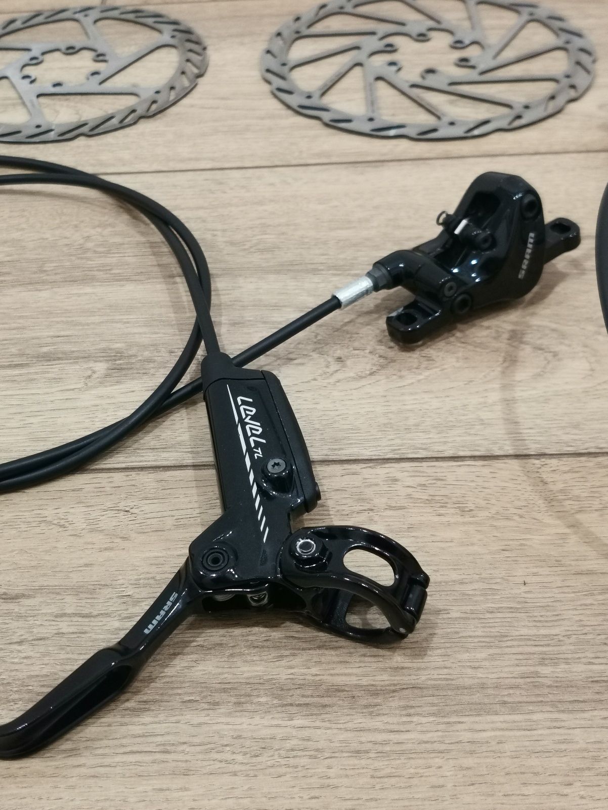 Hamulce Sram Level tl + tarcze 180, 160