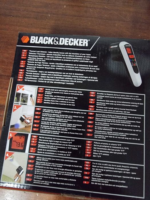 Detetor fugas térmicas / termómetro Black&Decker TLD100