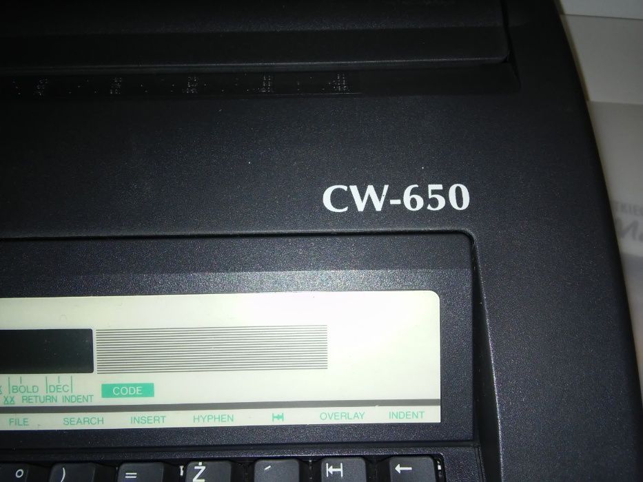 Elektroniczna Maszyna do pisania Casio Apollo CW-650