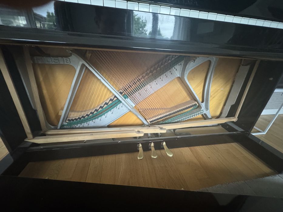 Pianino Calisia piano black polysk - 3 pedaly