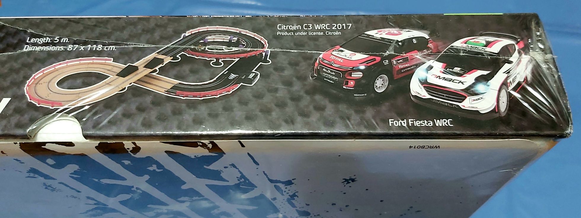 Pista circuito carros WRC Land Rally Nova. Citroen C3 e Ford Fiesta