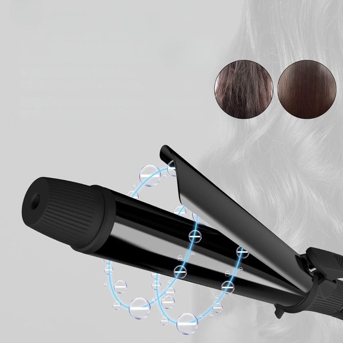 Lokówka Profesjonalna z Ceramiczną i Turmalinową Powłoką 32mm 50-230°C