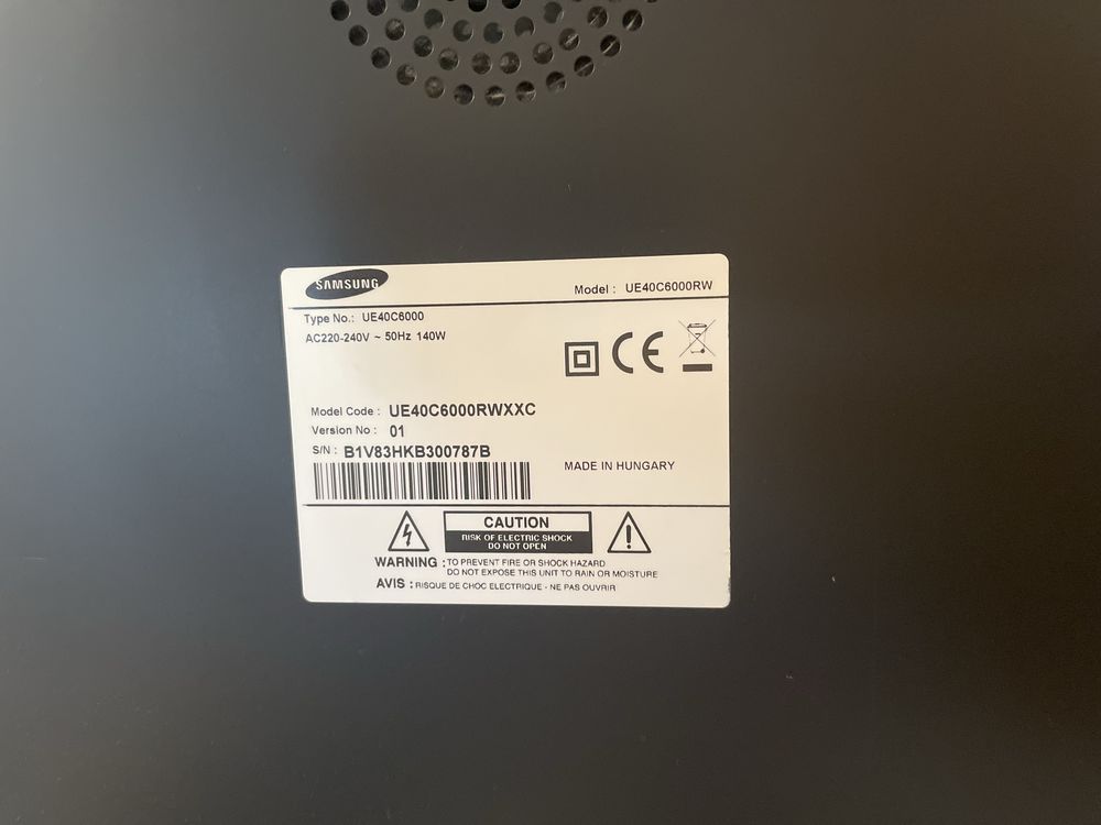 TV LED Samsung 40”