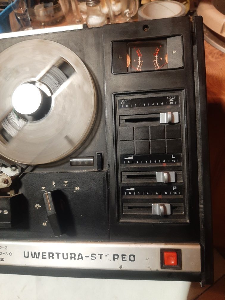 Magnetofon szpulowy Unitra ZRK m 1417 s Uwertura