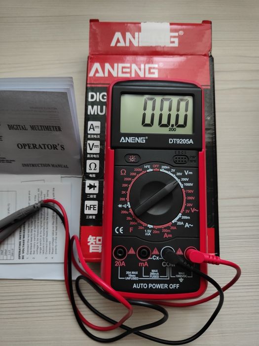 Мультиметр Aneng DT9205A новый.